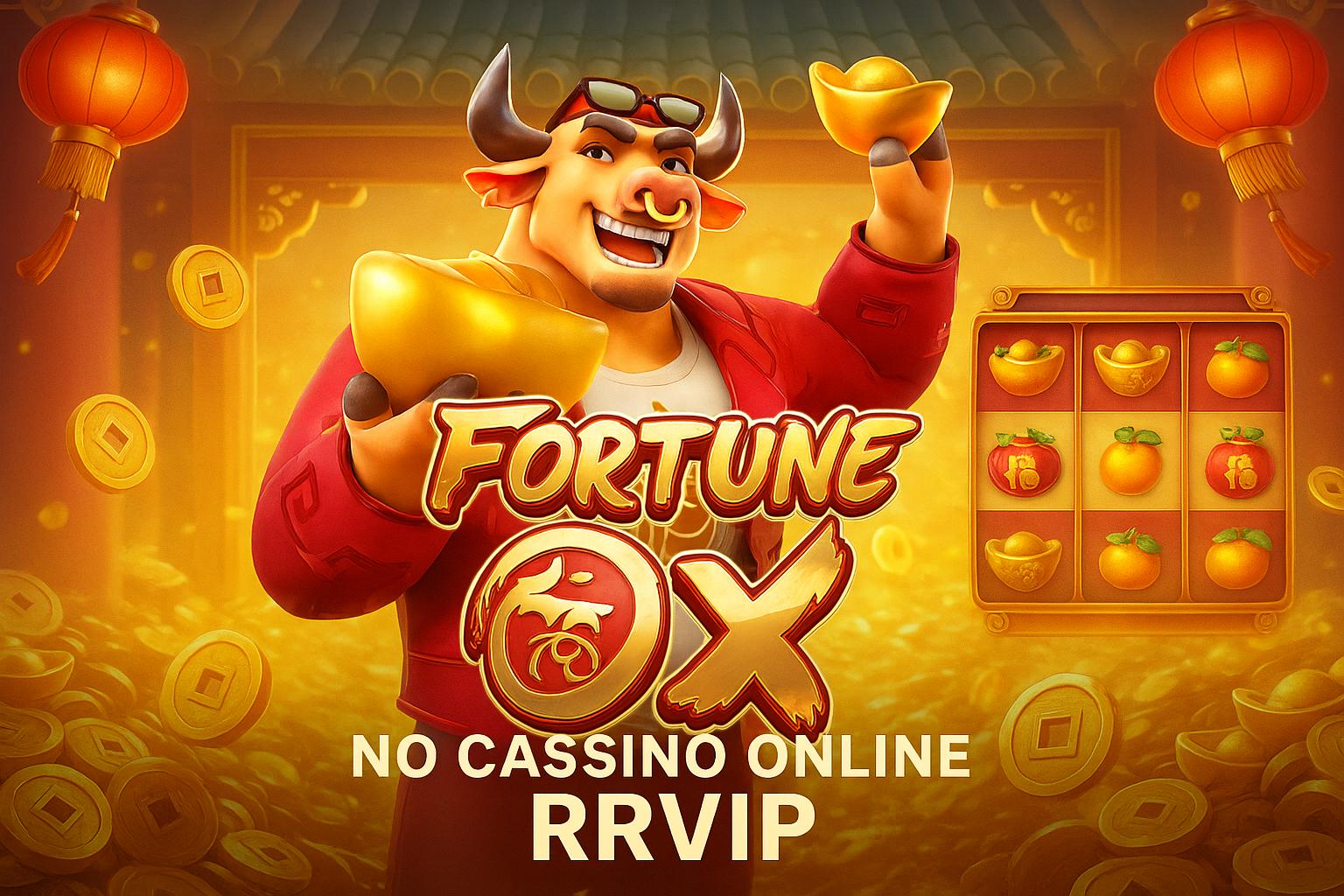 Fortune Ox no RRVIP - Aposte Agora e Reivindique Seus Ganhos